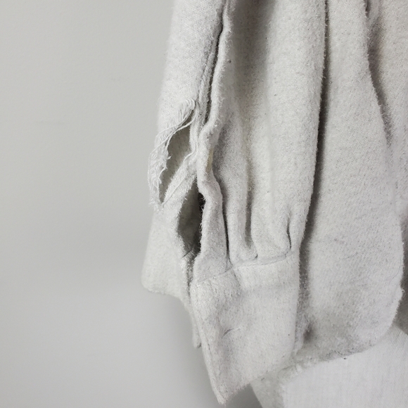 Madewell Light Gray Button Top Small - Picture 5 of 8